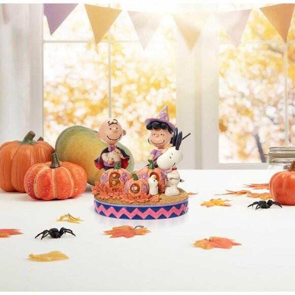 Enesco Peanuts by Jim Shore Peanuts The Gang Dressed for Halloween Figurine, 5.5 - Picture 8 of 8